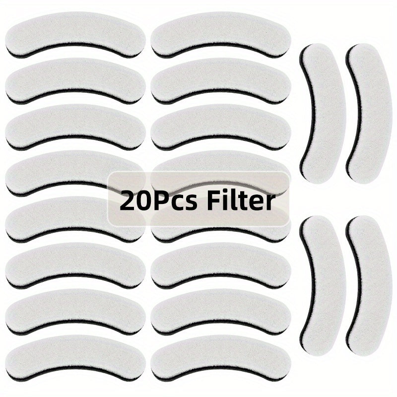 Dog Cat Water Fountain Replacement Filters 4/8/16/20/24 Pack Activated Carbon Multi-Filtration Compatible with NPET DF10 DF30 Automatic Pet Water Dispenser