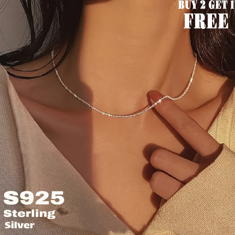 925 Sterling Silver Sparkling Star Necklace for Men & Women – Minimalist Sky Star Pendant Chain, Unisex Dainty Jewelry with Gift Box, Sizes 16-24 Inch, Perfect Gift for Couples & Parents