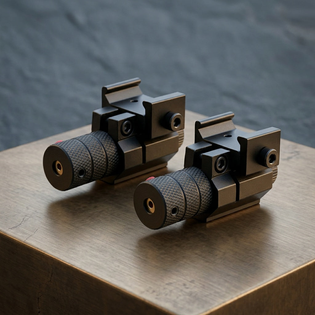 20mm Red Laser Sight for Rifles & Handguns – Compact Aircraft-Grade Aluminum Rail Mount, Class IIIA Under 5mW, 635-655nm Wavelength, 330ft Effective Range, Lightweight 42g for Shooting & Tactical Use