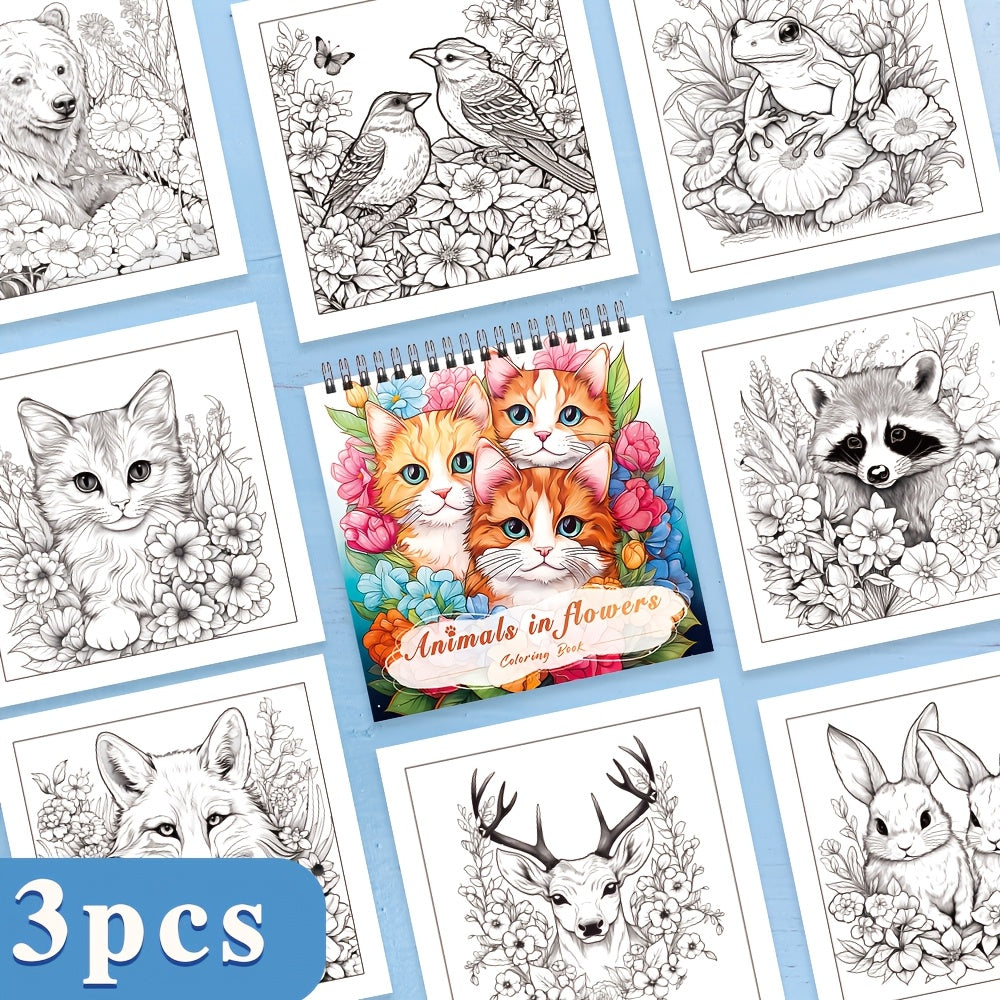 Adult Coloring Books for Women 3-Pack – 30 Pages Each on 100g Heavyweight Paper, Women's Themed Stress Relief Mindfulness Coloring Set, Perfect Birthday & Mother's Day Gift