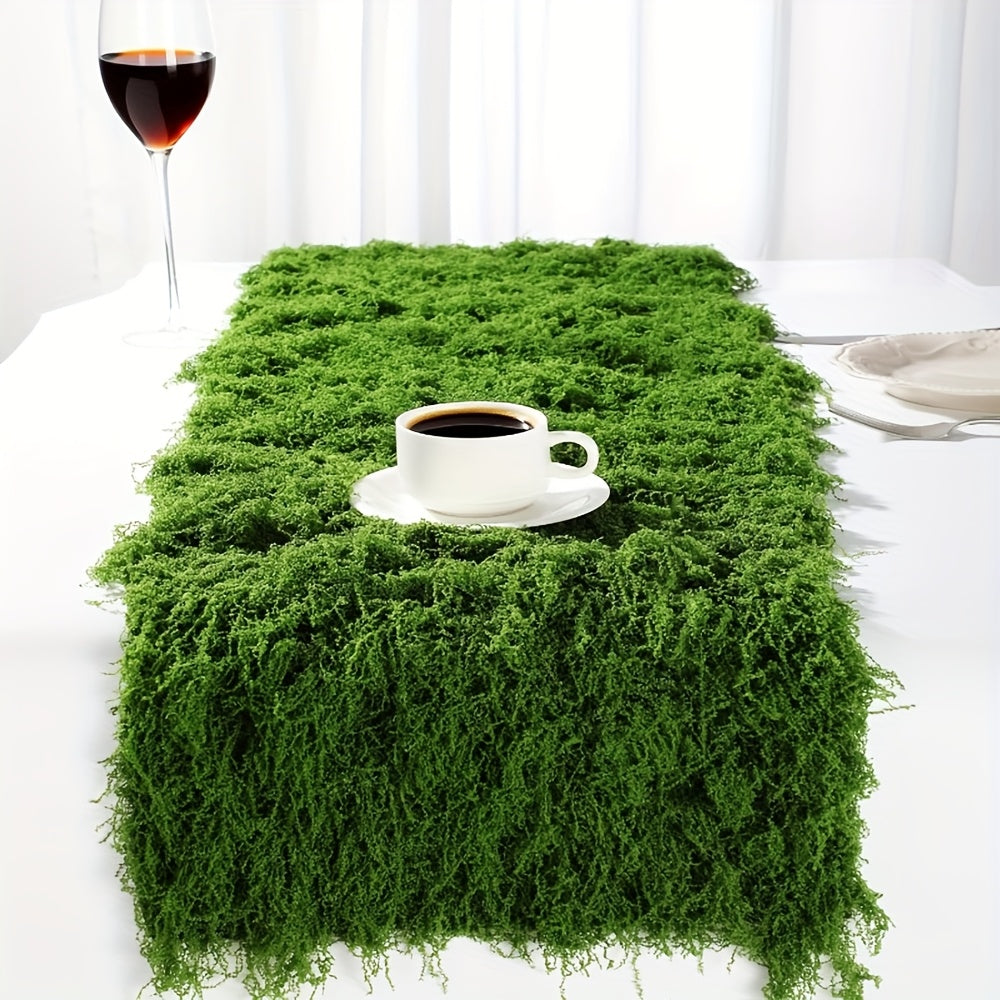 Artificial Moss Carpet Roll 19.68×78.74 Inch – Fake Moss Mat for Wall, Garden, Wedding, Roof & Indoor Outdoor Decoration, Cuttable & Easy to Maintain