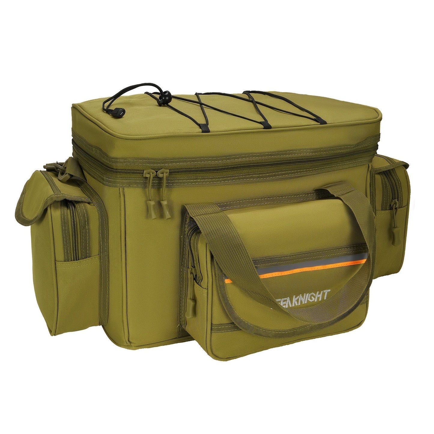SeaKnight Fishing Tackle Bag Camo – Large Capacity Waterproof Nylon Shoulder Bag for Bass Trout Fishing Hiking Camping Outdoor Sports Travel Men Women