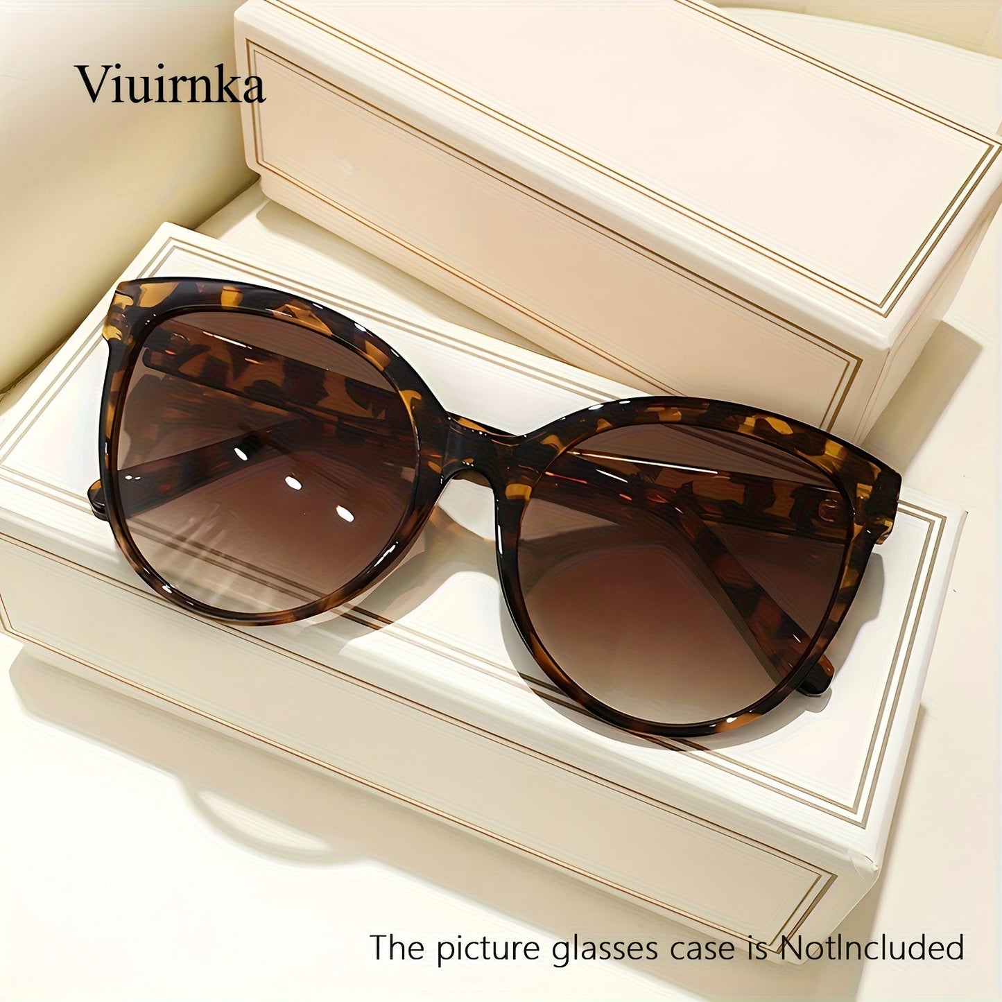 Oversized Cat Eye Sunglasses for Women – Y2K Trendy Fashion Shades, UV Protection, 7 Colors Including Leopard & Floral, Lightweight Summer Eyewear for Beach, Vacation, Travel & Street Style