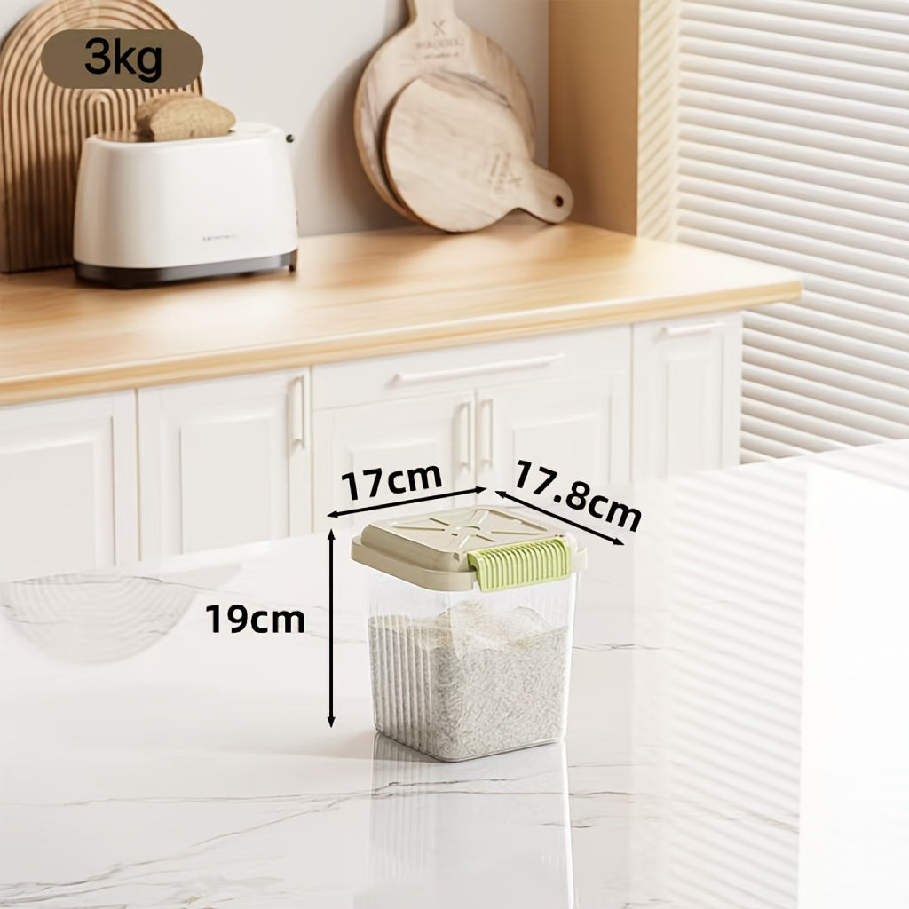 Pet Food Storage Container with Locking Lid & Scoop – Moisture-Proof Airtight Bin 6-55 lbs, Optional Wheels & Cute Sticker, Large Capacity for Cat & Dog Food Grains Flour