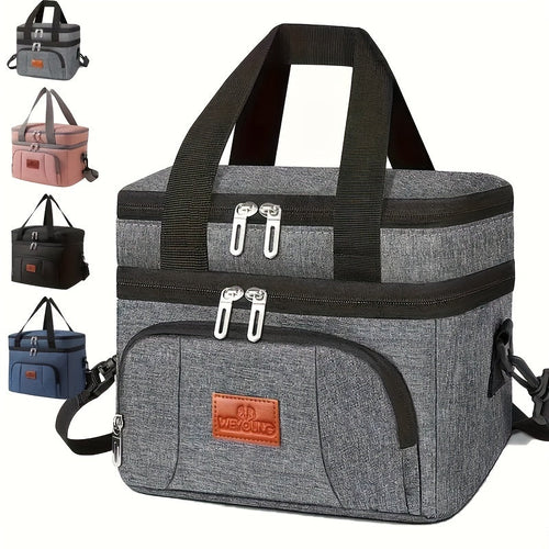 Insulated Lunch Bag Oxford Cloth – Portable Thermal Food Bag for Work, School & Picnic – Multi-Purpose Lunch Box Bag for Snacks, Takeaway & Meal Prep – Leakproof & Reusable, 4 Colors