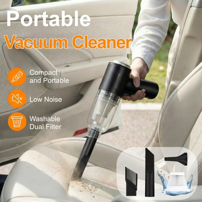 9000PA Cordless Car Vacuum Cleaner – Rechargeable Portable Handheld Vacuum for Car Interior, Pet Hair & Crumbs, Ultra-Lightweight for Home & Auto Daily Use