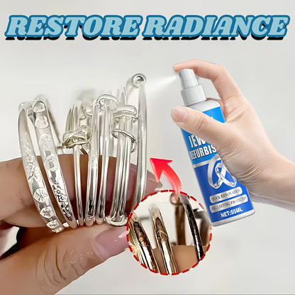 Jewelry Polish and Oxidation Remover 1.86oz with Sponge – Restores Luster on Gold Silver Bracelets Necklaces Rings and All Metal Jewelry Surfaces – Brightening Cleaner and Metal Polish