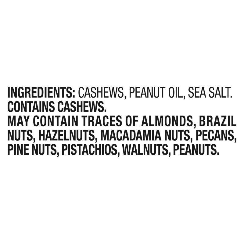 Lightly Salted Whole Cashews 33oz Large Jar Dry Roasted Healthy Nuts Snack for Hiking Office Road Trip Gluten-Free Vegan