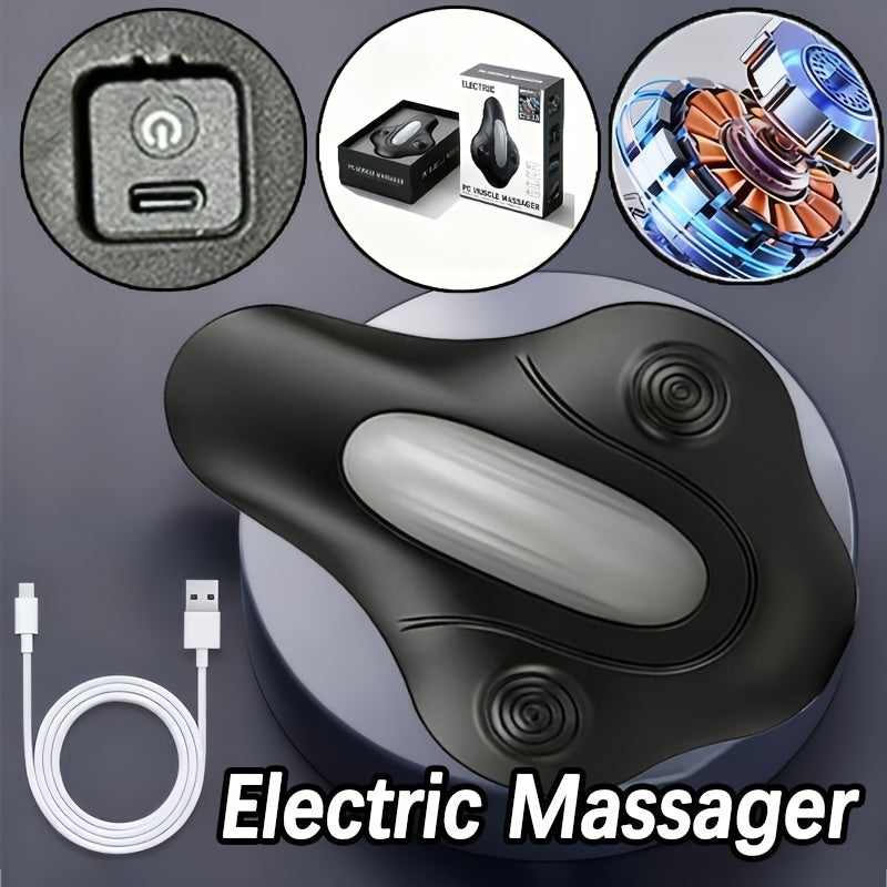 Electric Pelvic Floor Trainer – Cordless Kegel Cushion Device with 6 Vibration Modes for Pelvic Floor Exercises & Muscle Relaxation, Quiet Rechargeable Fitness Equipment for Men & Women at Home