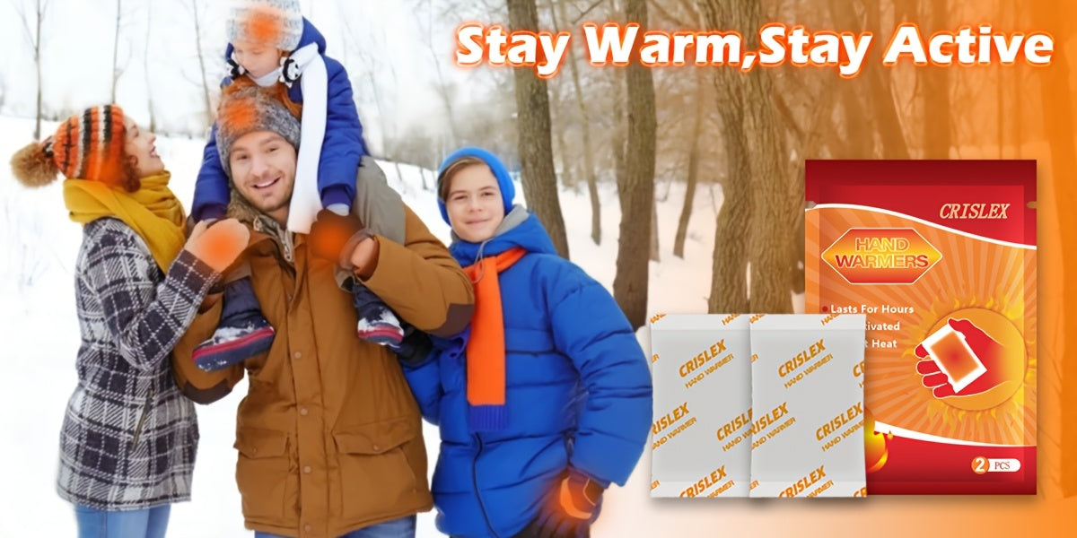 Hand & Body Warmers Air-Activated Up to 10 Hours Heat Ultra Thin Odorless Safe Warmers for Hands Body Toes – Bulk Packs 10 to 280 Count for Camping Hiking Outdoor Winter