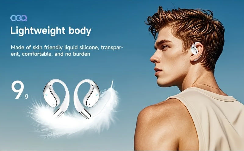 AI Translation Headset Bone Conduction Wireless Real-Time Translation 156 Languages 6-Mic Noise Cancellation Touch Control Deep Bass USB Charging – MIMIDI