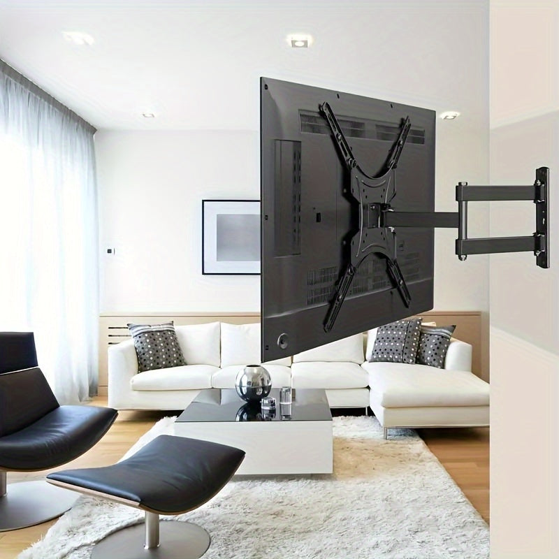 Swivel Tilt TV Wall Mount Bracket for 26-60 Inch Screens – Universal Full Motion Adjustable Flat Screen TV Mount, Easy Install, Compatible with Most LED LCD OLED TVs, VESA Compatible