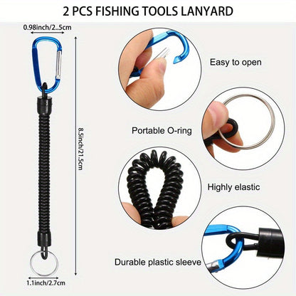 Fishing Pliers Set 7-Piece Fish Lip Gripper Hook Remover Fish Scale Storage Bag Stainless Steel Saltwater Resistant for Freshwater Saltwater Fishing – Fishing Gift for Men