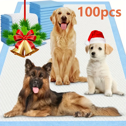 Extra Large Disposable Dog Training Pads 23.6x23.6 inch Leak-Proof Odor Control Absorbent Puppy Pee Pads Housebreaking Supplies Potty Training 50 100 200 Pack