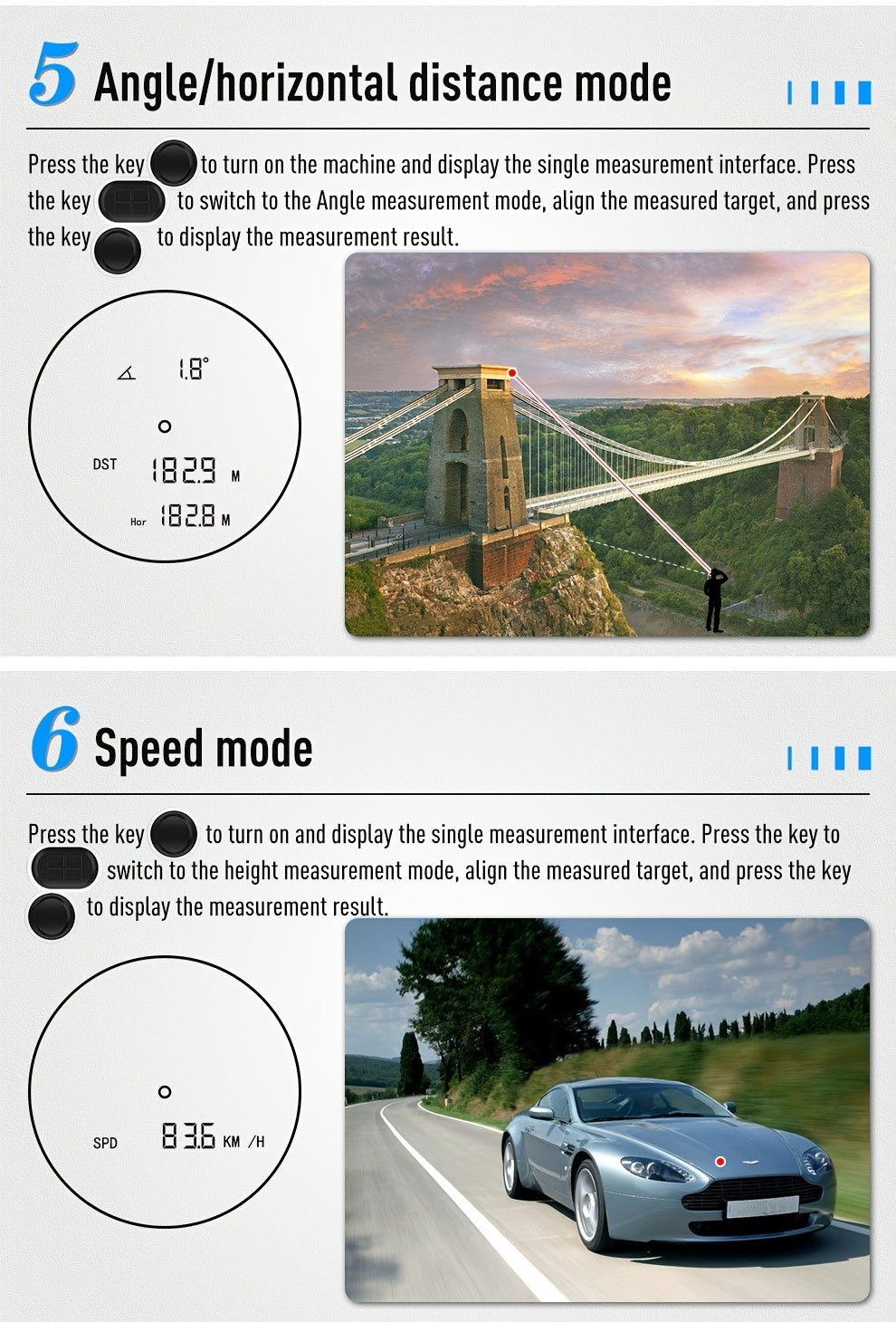 1200 Yard Laser Golf Rangefinder 6X Magnification Slope Switch Pulse Vibration Target Lock Type-C Rechargeable – Trajectory Compensation for Golf & Hunting