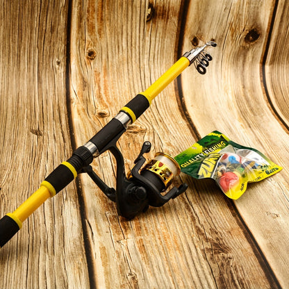 Surf & Boat Fishing Combo Kit – 6ft/7ft Hi-Visibility Rod, Pre-Spooled Spinning Reel & 12 T-Tail Soft Lures | Lockable Sections, Beginner to Pro Travel Fishing Set