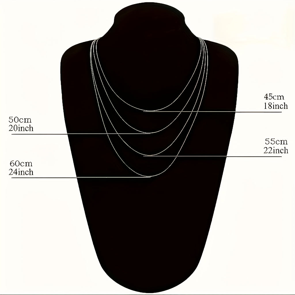 925 Sterling Silver Twisted Rope Chain Necklace for Women – Hip Hop Shiny Basic Chain Choker Layering Necklace 16 18 20 22 24 Inch Elegant Jewelry Gift