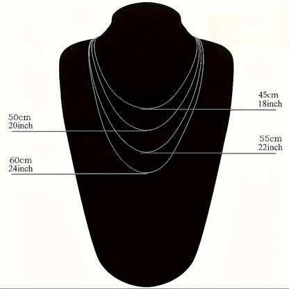 925 Sterling Silver Twisted Rope Chain Necklace for Women – Hip Hop Shiny Basic Chain Choker Layering Necklace 16 18 20 22 24 Inch Elegant Jewelry Gift