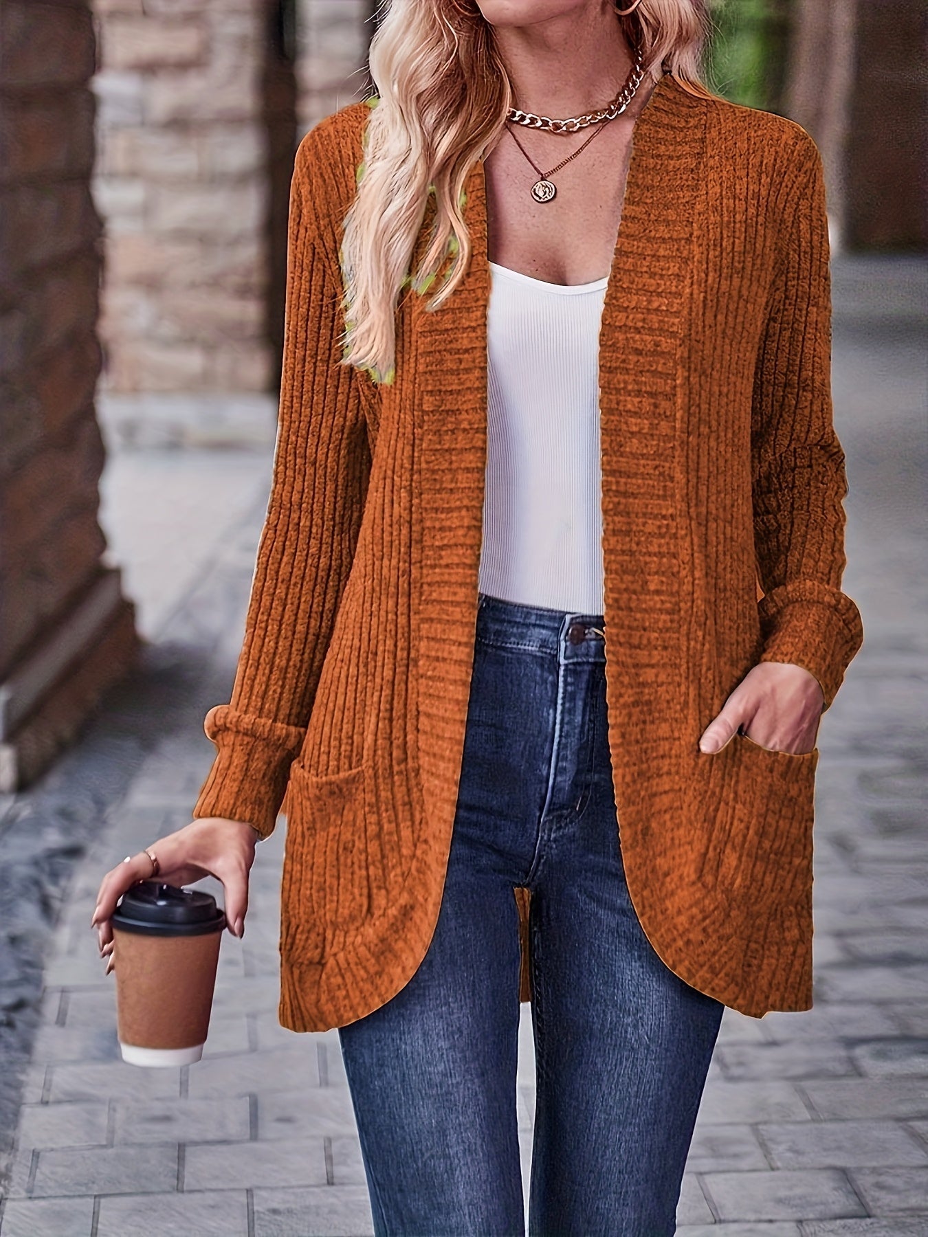 Women's Loose Casual Long Sleeve Blouse Solid Color Pocket Thread Splicing Relaxed Fit Top 10 Colors S-XXL Everyday Wear