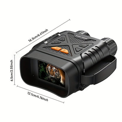 4K Night Vision Binoculars for Adults – 10x Digital Zoom, 2.8" HD Screen, 7-Level IR Illuminator, 12MP Photo & Video, Rechargeable – Perfect for Hunting, Boating & Outdoor Exploration, Gift for Men
