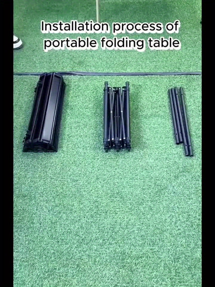 Folding Camping Table with Carry Bag – Lightweight Portable Outdoor Table 3 Sizes for Camping, Beach, Picnic, BBQ, Backyard, Boat & Travel, Easy Setup & Storage