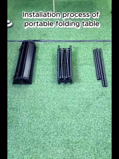 Folding Camping Table with Carry Bag – Lightweight Portable Outdoor Table 3 Sizes for Camping, Beach, Picnic, BBQ, Backyard, Boat & Travel, Easy Setup & Storage