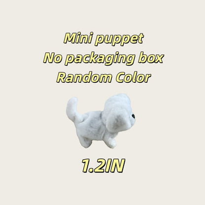Interactive Robot Puppy Toy Walking Barking Tail Wagging Realistic Electric Simulation Dog with Dog Bone Accessory Gift Box Kids Birthday Christmas New Year Gift Boys Girls