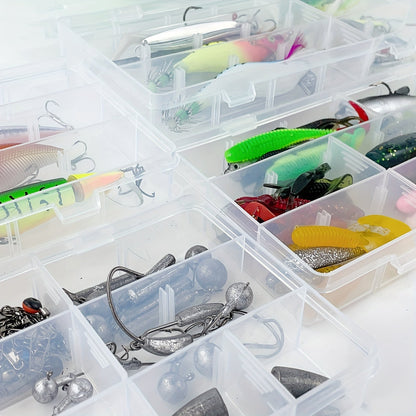 346pcs Fishing Lures Kit with Tackle Box – Crankbaits, Minnow, Spinnerbaits, Soft Baits, Jigs, Hooks, Weights & Sinkers for Freshwater Saltwater Fishing, Complete Tackle Set Gift for Men