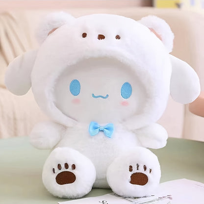 Sanrio Licensed Kuromi Plush Toy – Kawaii Stuffed Animal for Kids & Adults, Soft Cinnamoroll Yugui Dog Plushie, No Battery Required, Perfect Birthday & Holiday Gift, Universal Cute Plush Doll