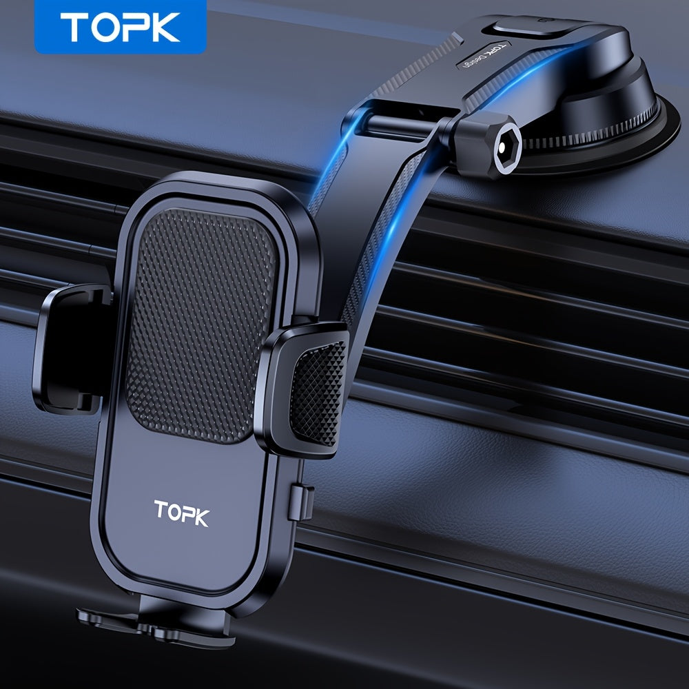 Car Phone Holder Dashboard & Air Vent Mount | 360° Adjustable, Strong Adhesion, High Stability – Universal Fit for All Smartphones, iPhone, Samsung, Android – Style A, B & Vent Mount