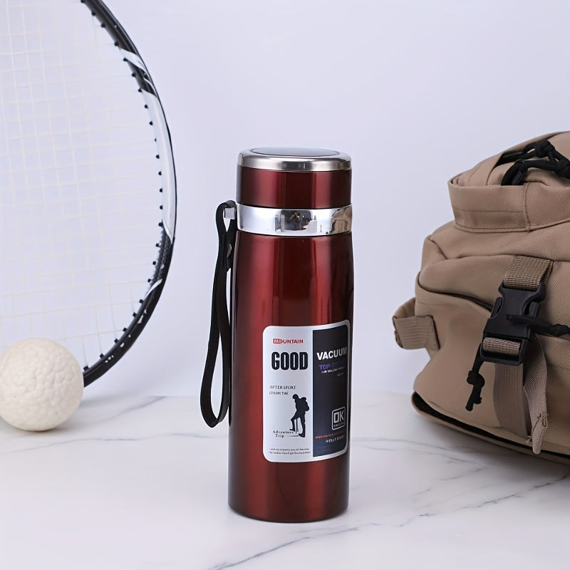 Insulated Water Bottle 33.81oz Large Capacity, 316 Stainless Steel Double-Wall Vacuum Flask with Leak-Proof Lid for Camping, Travel, Gym & Everyday Hydration