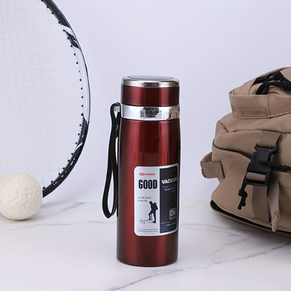 Insulated Water Bottle 33.81oz Large Capacity, 316 Stainless Steel Double-Wall Vacuum Flask with Leak-Proof Lid for Camping, Travel, Gym & Everyday Hydration