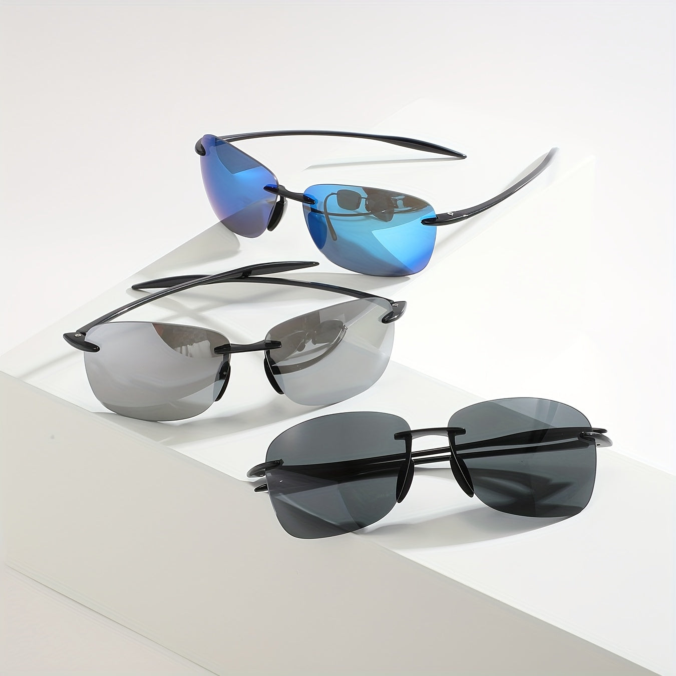Polarized Sunglasses for Men – 3 or 6 Pack UV400 Protection Anti-Glare HD Lenses, Lightweight PC Frame, Driving & Outdoor Sports Glasses, Bulk Gift Set for Him