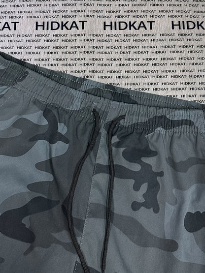 Women's Camo Cargo Pants – Lightweight Breathable Hiking Outdoor Casual Long Pants Multi-Pocket Elastic Waist XS-XXL Camouflage