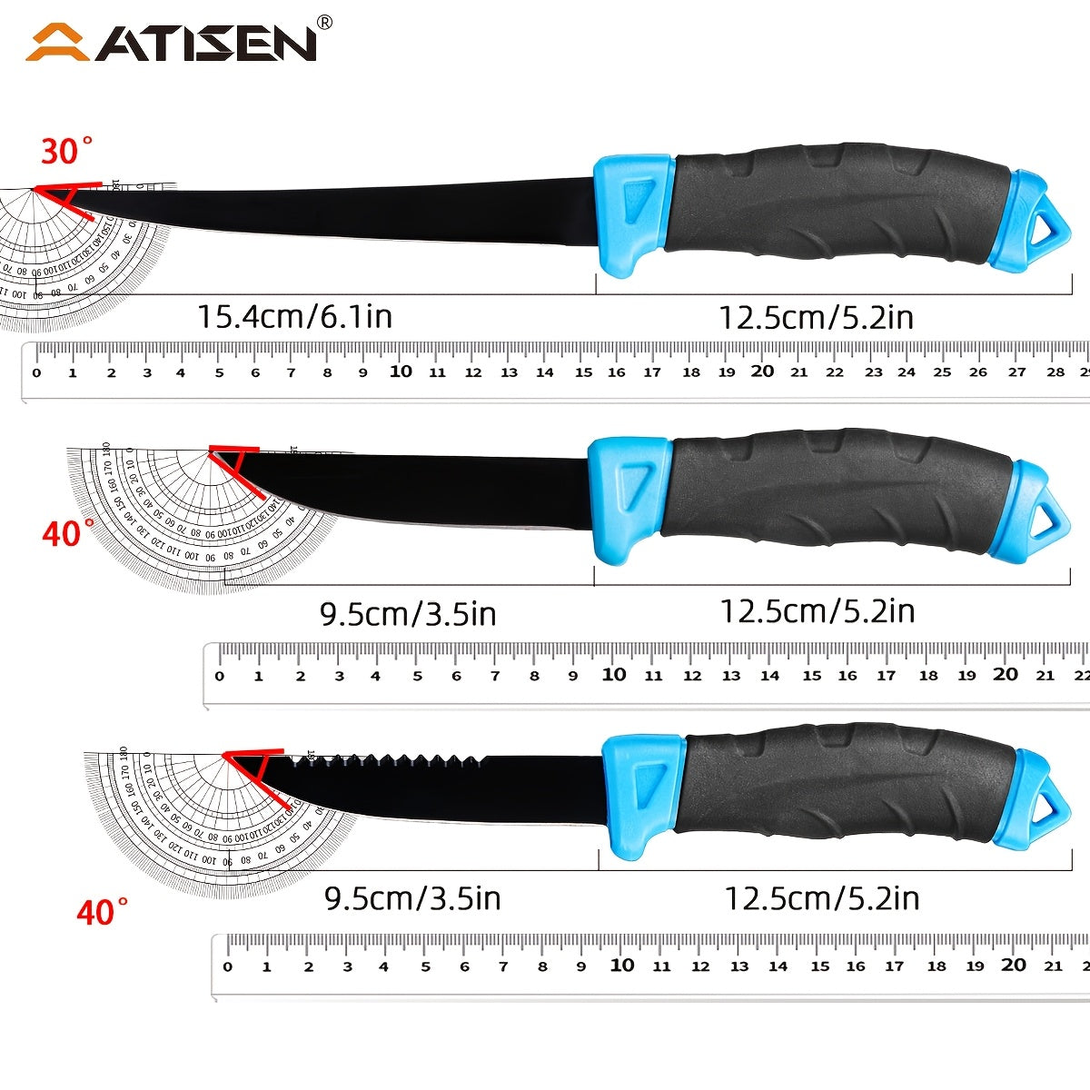 Fishing Knife Set 7/23/104/107 Piece – Stainless Steel Fillet Boning & Gutting Knives with Line Cutter, Camping Cutting Carving Tool Kit, Perfect Fisherman Gift for Men
