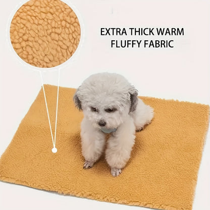 Self-Warming Pet Mat for Cats & Dogs – Ultra-Soft Thermal Bed Mat No Electricity Required Instantly Cozy & Warm on Cold Floors