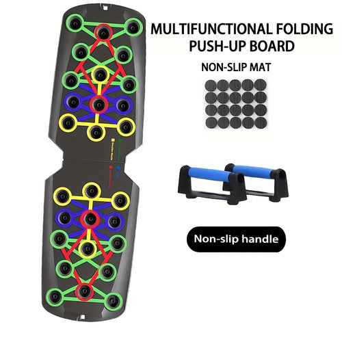 Adjustable Push Up Board – Multifunctional Home Gym Equipment for Chest, Triceps, Shoulders & Core Strength Training, Lightweight Durable Frame, Multiple Color-Coded Positions, Suitable for All Fitness Levels
