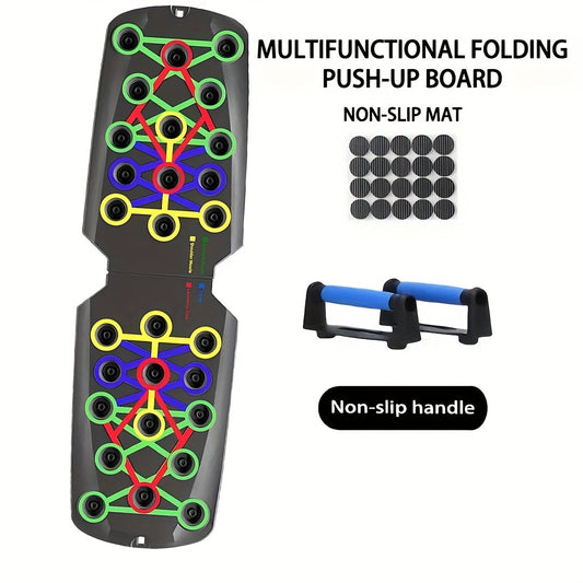 Adjustable Push Up Board – Multifunctional Home Gym Equipment for Chest, Triceps, Shoulders & Core Strength Training, Lightweight Durable Frame, Multiple Color-Coded Positions, Suitable for All Fitness Levels