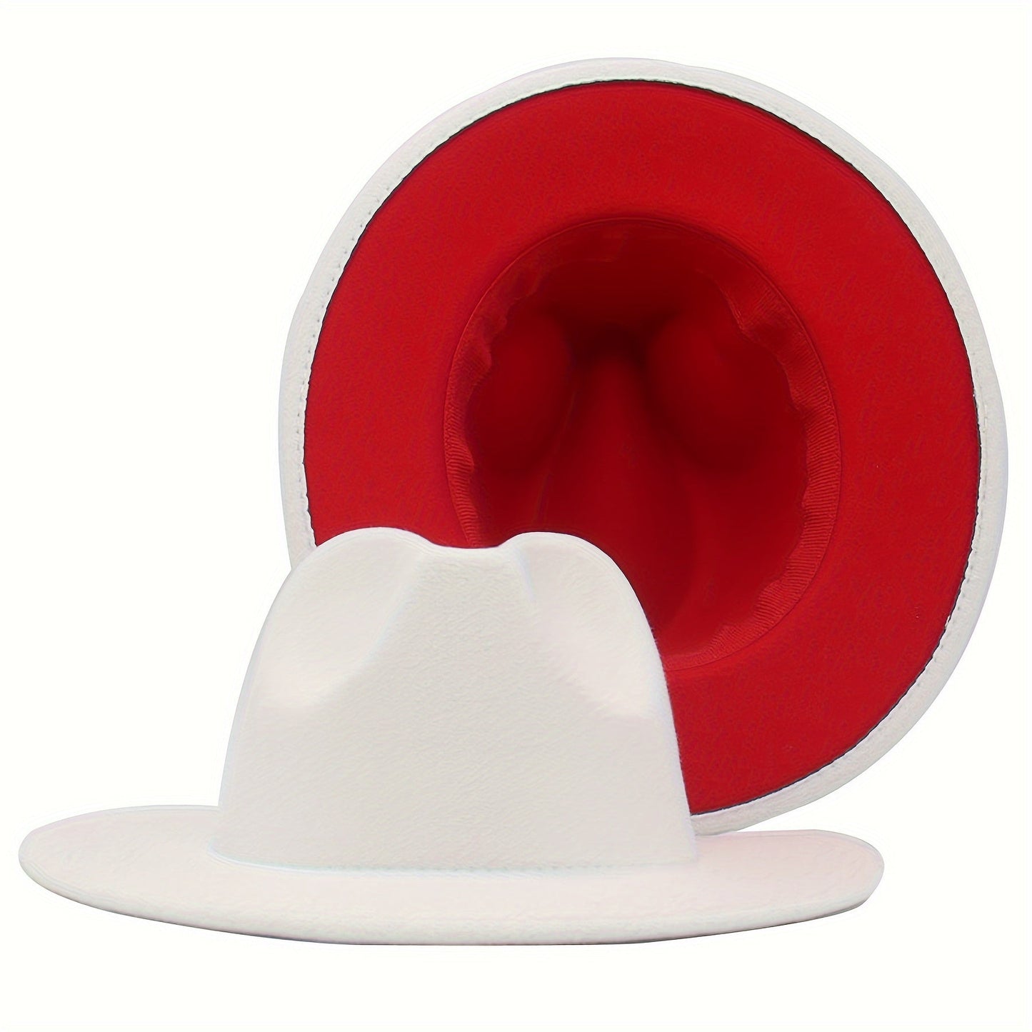 Wide Brim Cowboy Hat for Men & Women – Western Felt Fedora Cowgirl Cap, Classic Jazz Panama Trilby Style, Sun Hat for Outdoor Festivals, Travel & Everyday Casual Wear