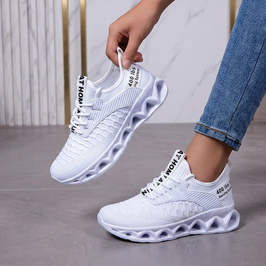 Women's Blade Sneakers – Breathable Non-Slip Walking & Running Shoes with Blade Sole, Fashion Athletic Trainers for Gym, Sports, Tennis & Work, Sizes US 6.5–12.5, Multiple Colors