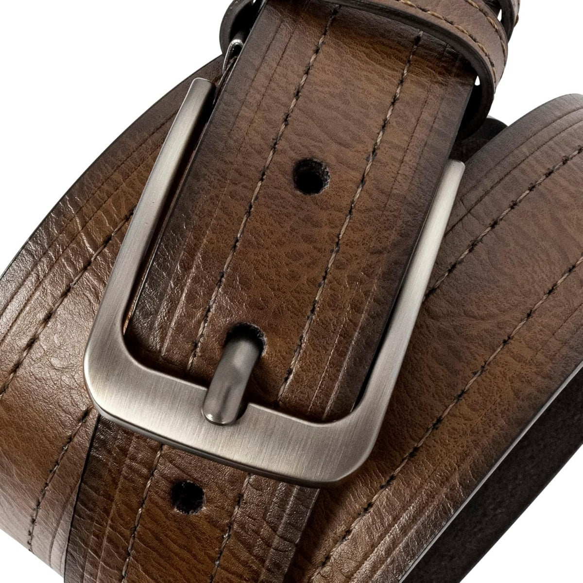 3Pcs Men's Leather Belt Set with Gift Box 1.25 Inch Adjustable Trim to Fit Dress Casual Jeans Classic Belt for Men Christmas Thanksgiving Gift
