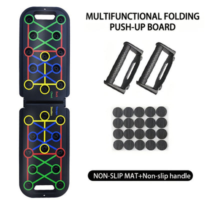 Adjustable Push Up Board – Multifunctional Home Gym Equipment for Chest, Triceps, Shoulders & Core Strength Training, Lightweight Durable Frame, Multiple Color-Coded Positions, Suitable for All Fitness Levels