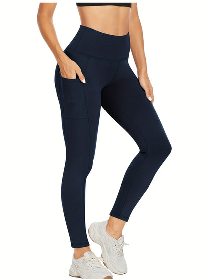 Women's High-Waist Yoga Pants with Tummy Control – Stretchy Breathable Leggings for Fitness Cycling Yoga & Outdoor Sports, Sizes S-XXL