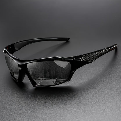 5pcs Polarized Wrap Around Sunglasses for Men – UV400 Rectangular Full Frame Protective Eyewear for Cycling, Driving, Fishing & Outdoor Sports, Bulk Value Pack