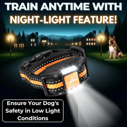 Dog Training Collar with Remote 4-Mile Range – 124 Adjustable Levels 4 Modes Beep Vibration Shock Night-Light Rechargeable E-Collar for Dogs 5–135 lbs with Training Guide