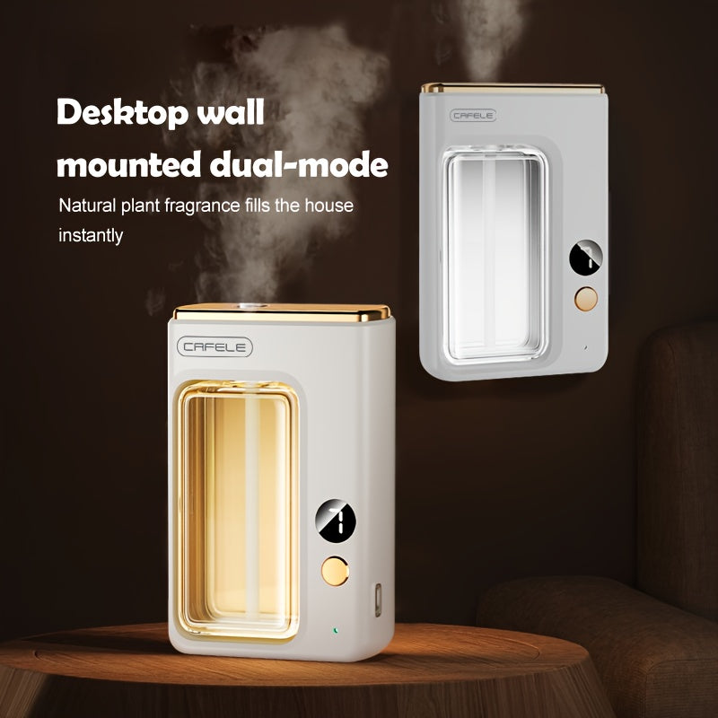 Aroma Diffuser with Essential Oils Set Large Capacity 7-Level Mist USB Powered Auto Shut-Off Bedroom Humidifier Home Aromatherapy Diffuser with Encounter Shangri-La Gardenia Hilton Ocean Scents