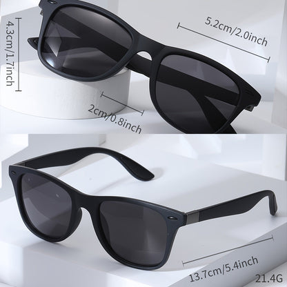 6-Pack Classic Polarized Sunglasses Multi-Frame Set for Men & Women – UV Protection Shades for Driving, Fishing, Travel, Outdoor Parties & Vacation, Fun Photo Props & Gift Set