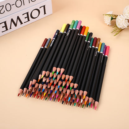 72 Color Oil-Based Colored Pencils Set for Adults Artists and Beginners Vivid Pigment Art Supplies for Drawing Sketching Coloring Creative Projects Back to School