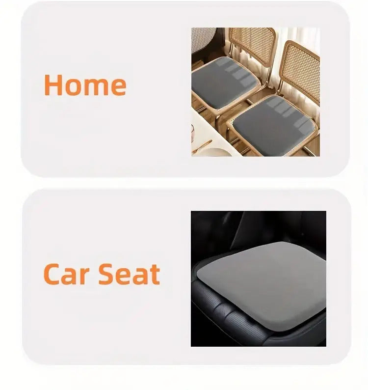 Extra Large Ergonomic Seat Cushion 15.72 Inch High-Density PU Foam Non-Slip Base Washable Breathable Cover for Office Chair Car Seat – Extended Seating Support