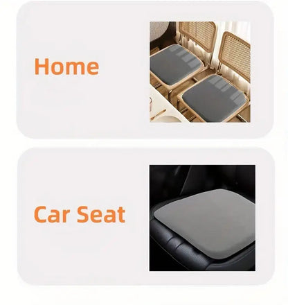 Extra Large Ergonomic Seat Cushion 15.72 Inch High-Density PU Foam Non-Slip Base Washable Breathable Cover for Office Chair Car Seat – Extended Seating Support